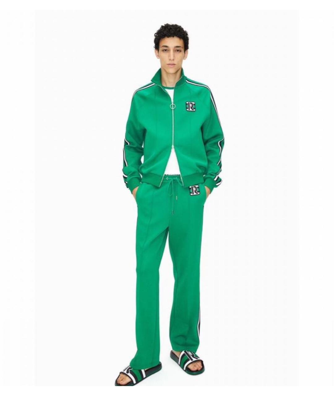 PACO RABANNE Зеленый полиэстеровый костюм с брюками, фото 3