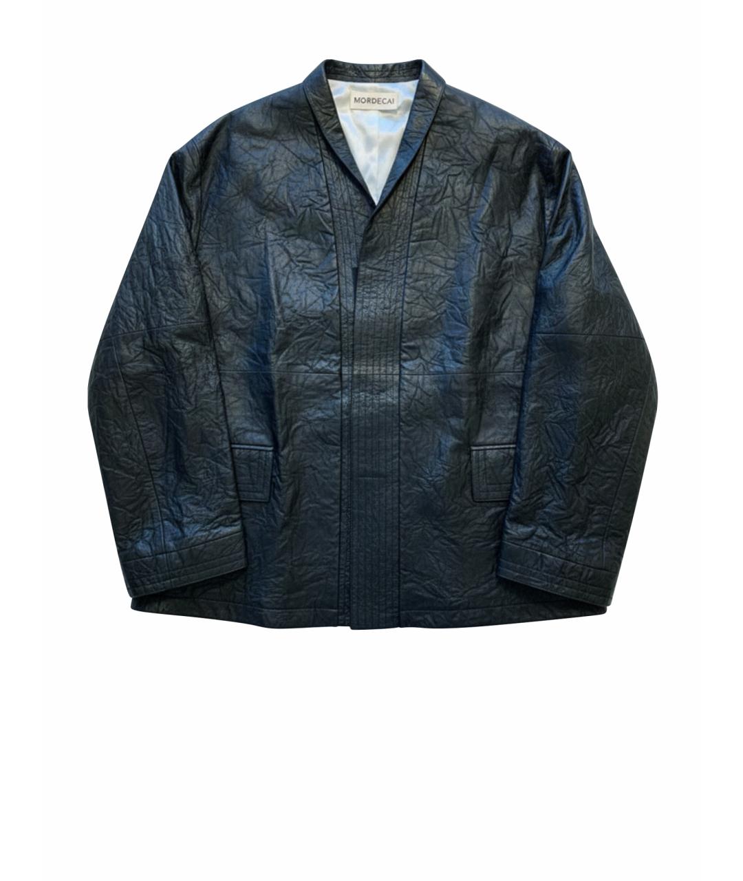 MORDECAI Черный кожаный жакет/пиджак, фото 1