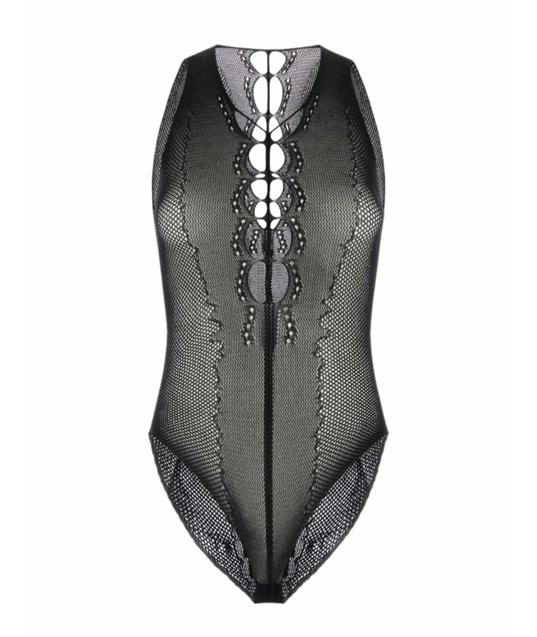 SAINT LAURENT Черное вискозное боди, фото 1