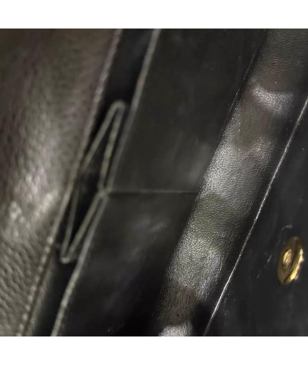CHANEL Черная кожаная сумка через плечо, фото 8