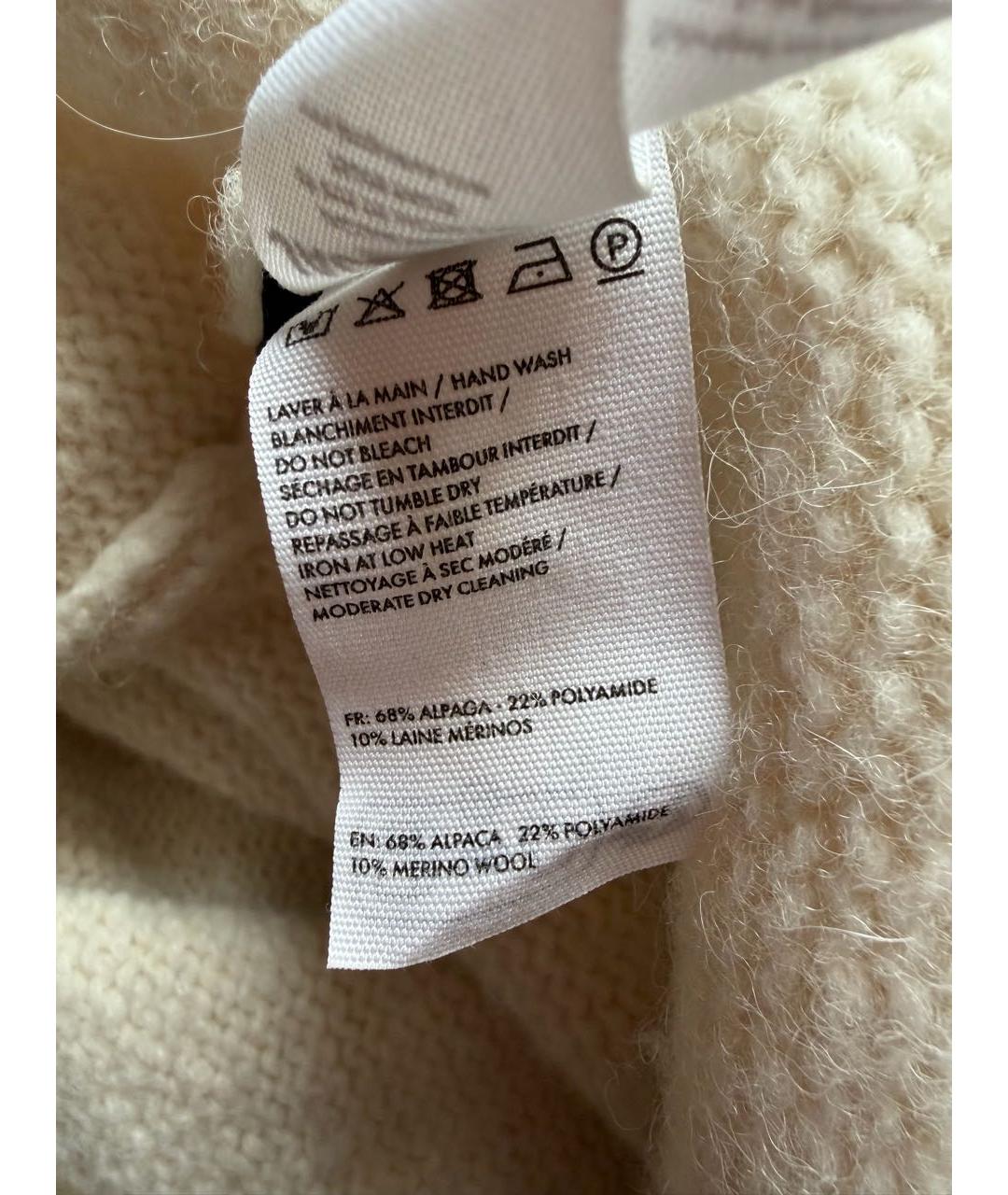JACQUEMUS Белый шерстяной джемпер / свитер, фото 4
