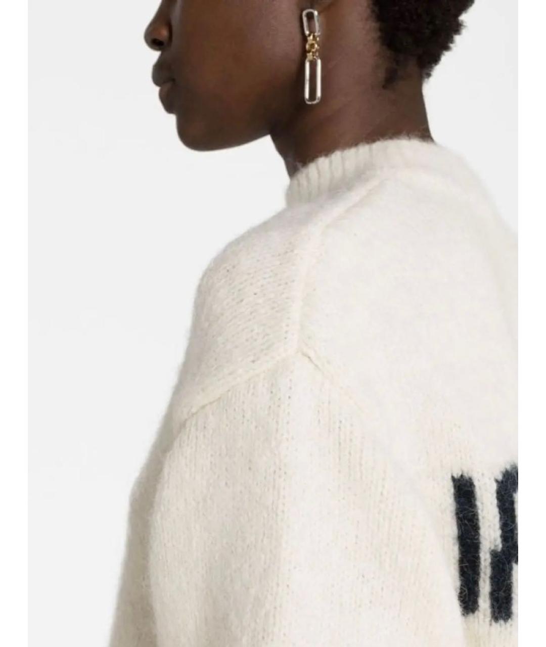 JACQUEMUS Белый шерстяной джемпер / свитер, фото 7