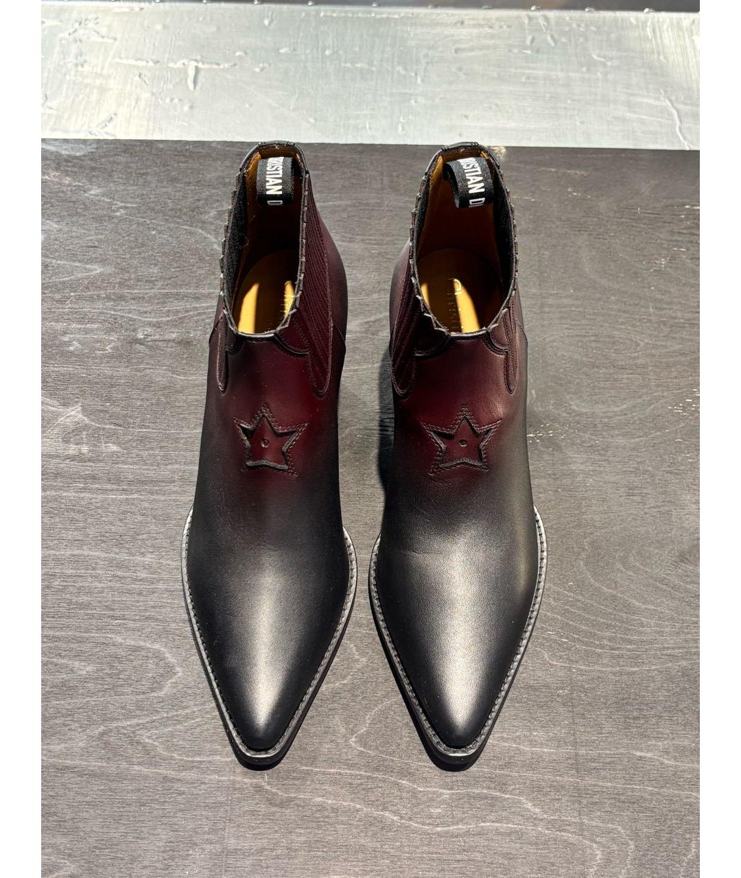 CHRISTIAN DIOR Мульти кожаные ботинки, фото 4