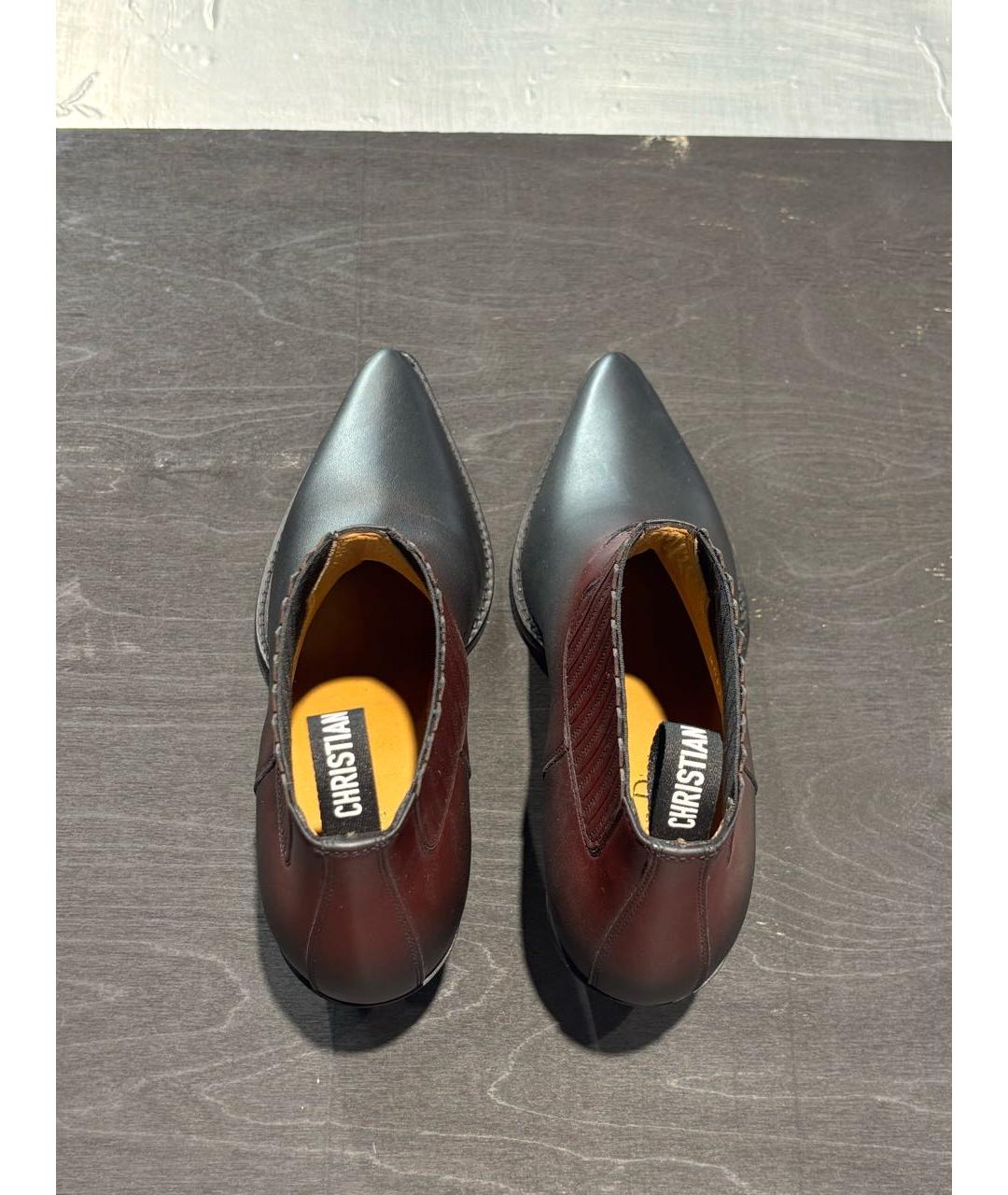 CHRISTIAN DIOR Мульти кожаные ботинки, фото 5