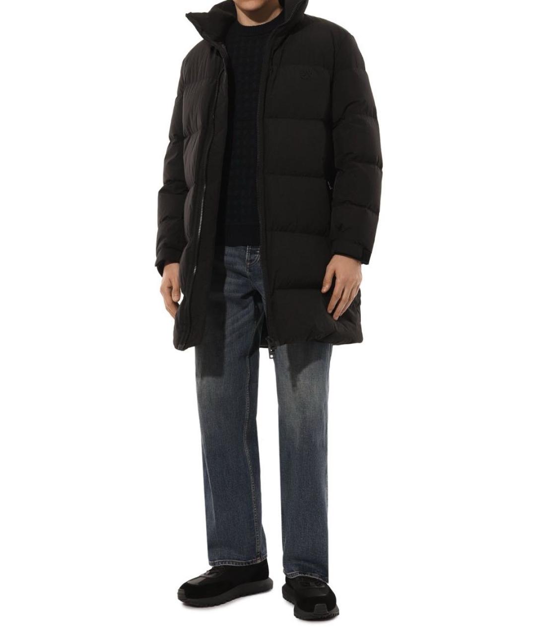 HUGO Черный полиамидовый пуховик, фото 5