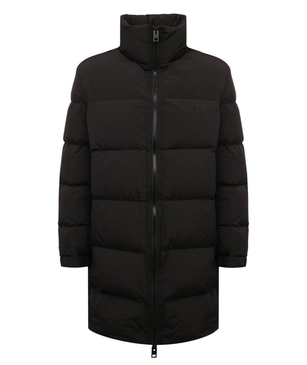 HUGO Черный полиамидовый пуховик, фото 2