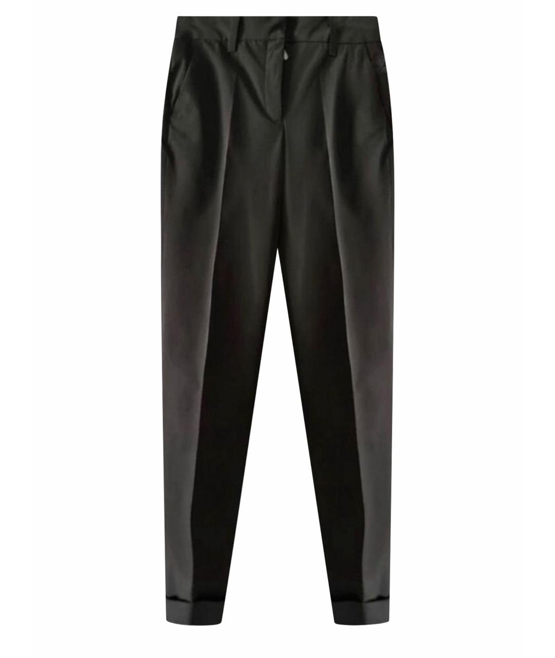 BELSTAFF Черные полиэстеровые брюки узкие, фото 1