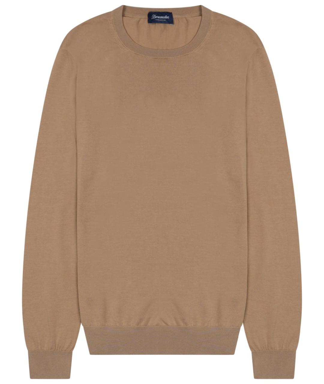 Drumohr Бежевый хлопковый джемпер / свитер, фото 1