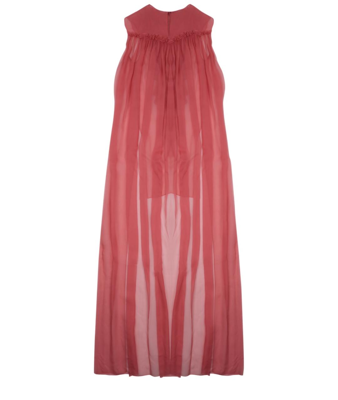 ALBERTA FERRETTI Розовая шелковая блузы, фото 2