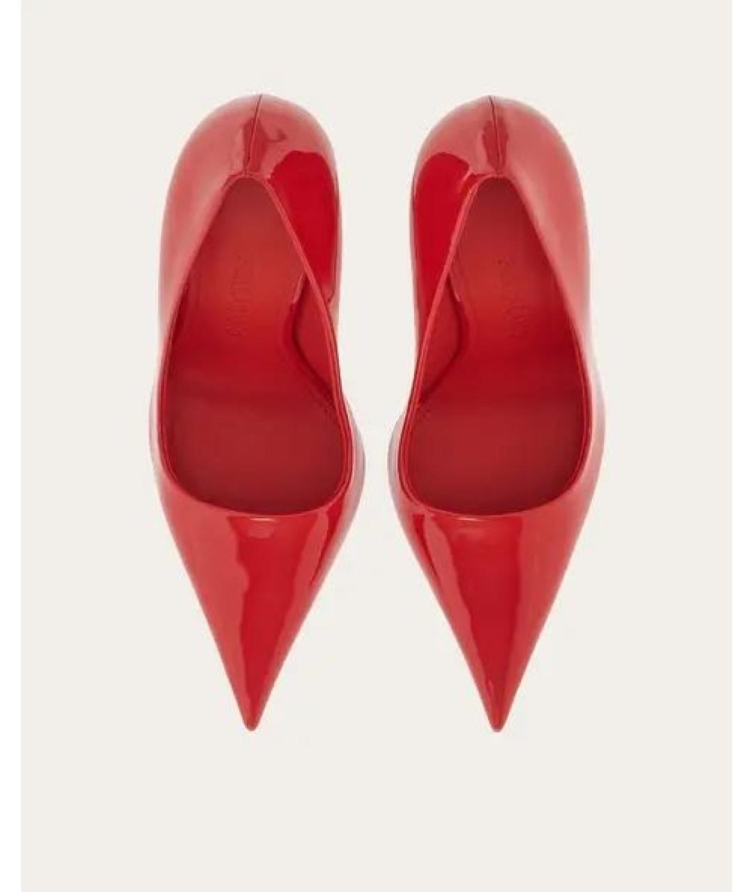 FERRAGAMO Красные туфли из лакированной кожи, фото 2