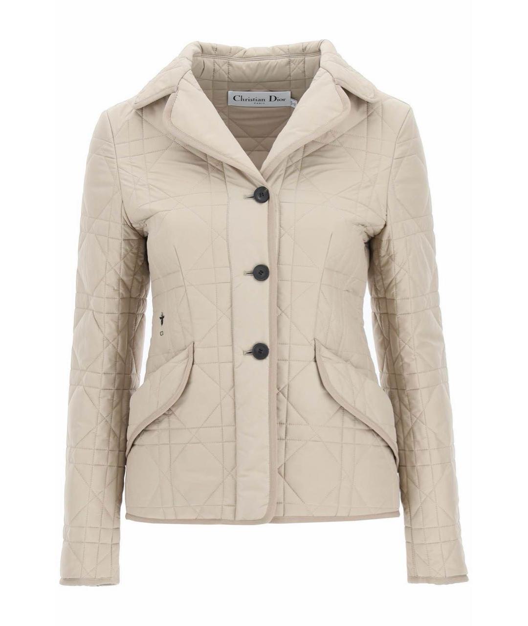 CHRISTIAN DIOR Бежевая куртка, фото 8