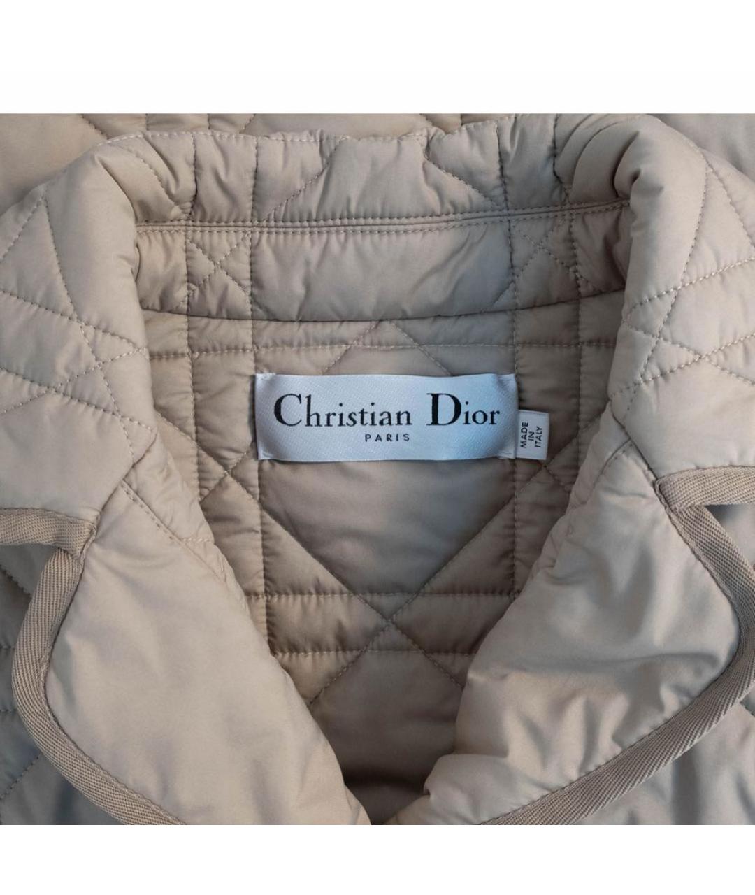 CHRISTIAN DIOR Бежевая куртка, фото 3