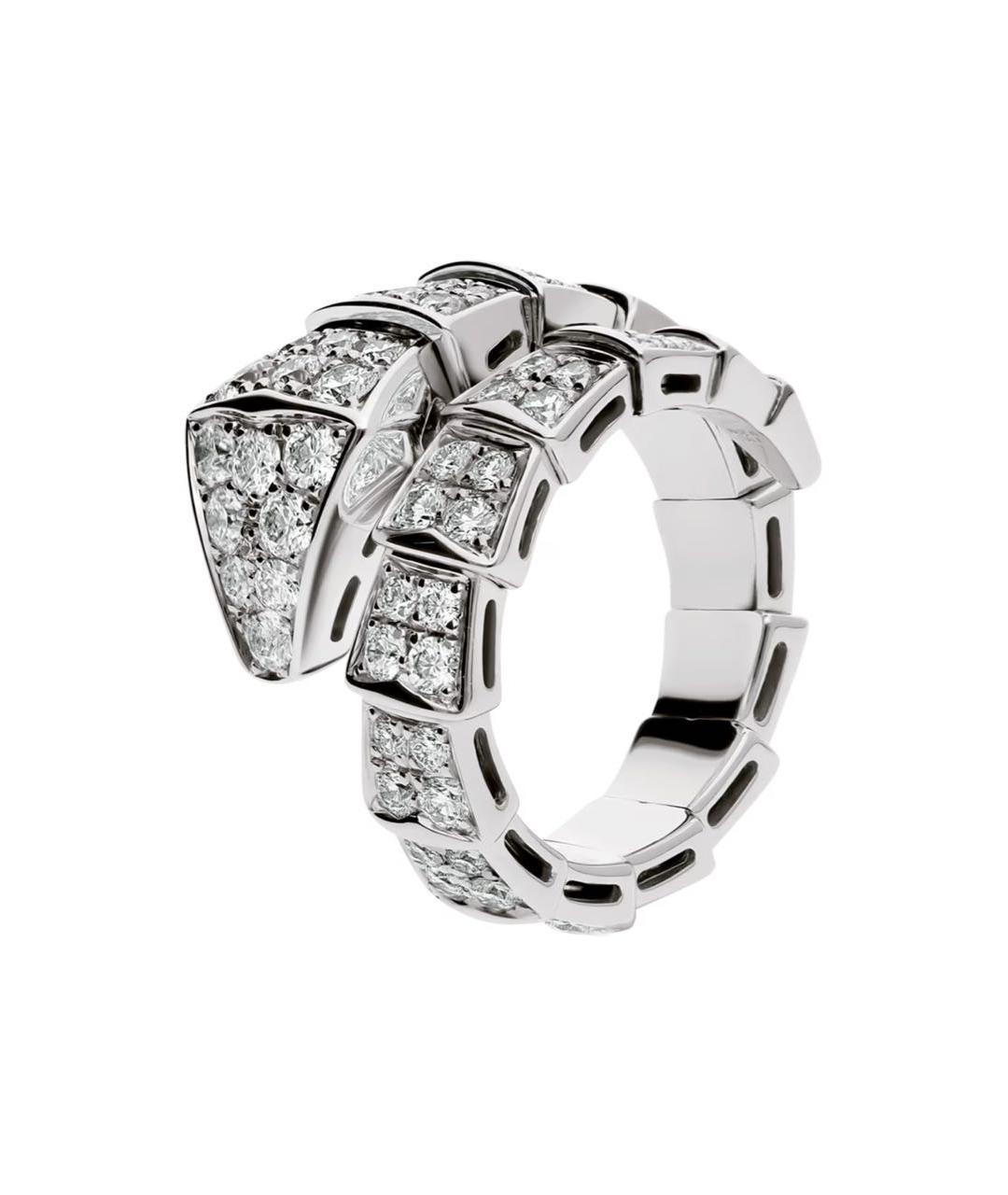 BVLGARI Серебряное кольцо из белого золота, фото 3