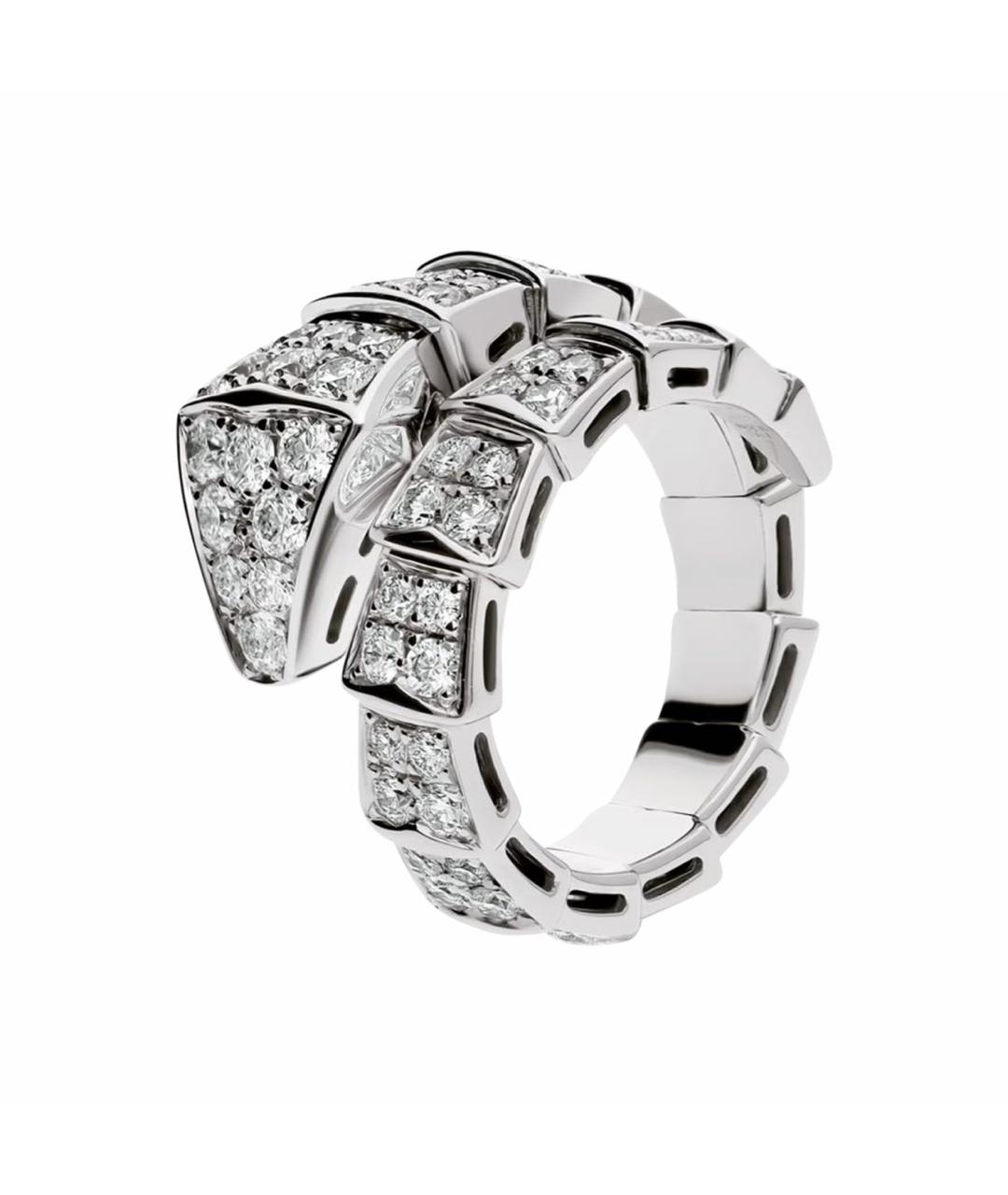 BVLGARI Серебряное кольцо из белого золота, фото 1