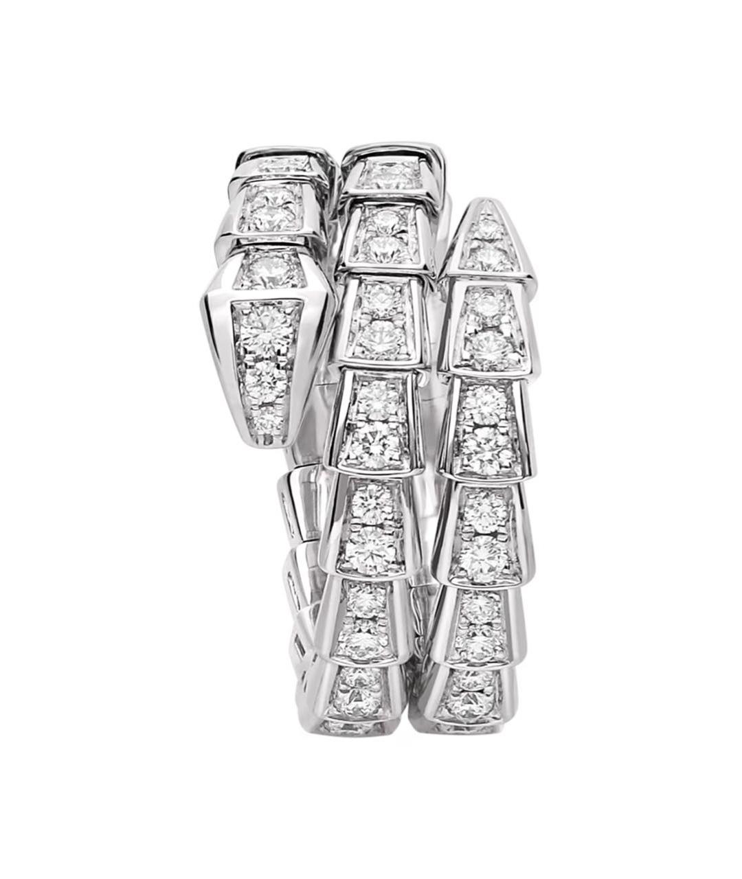 BVLGARI Серебряное кольцо из белого золота, фото 2