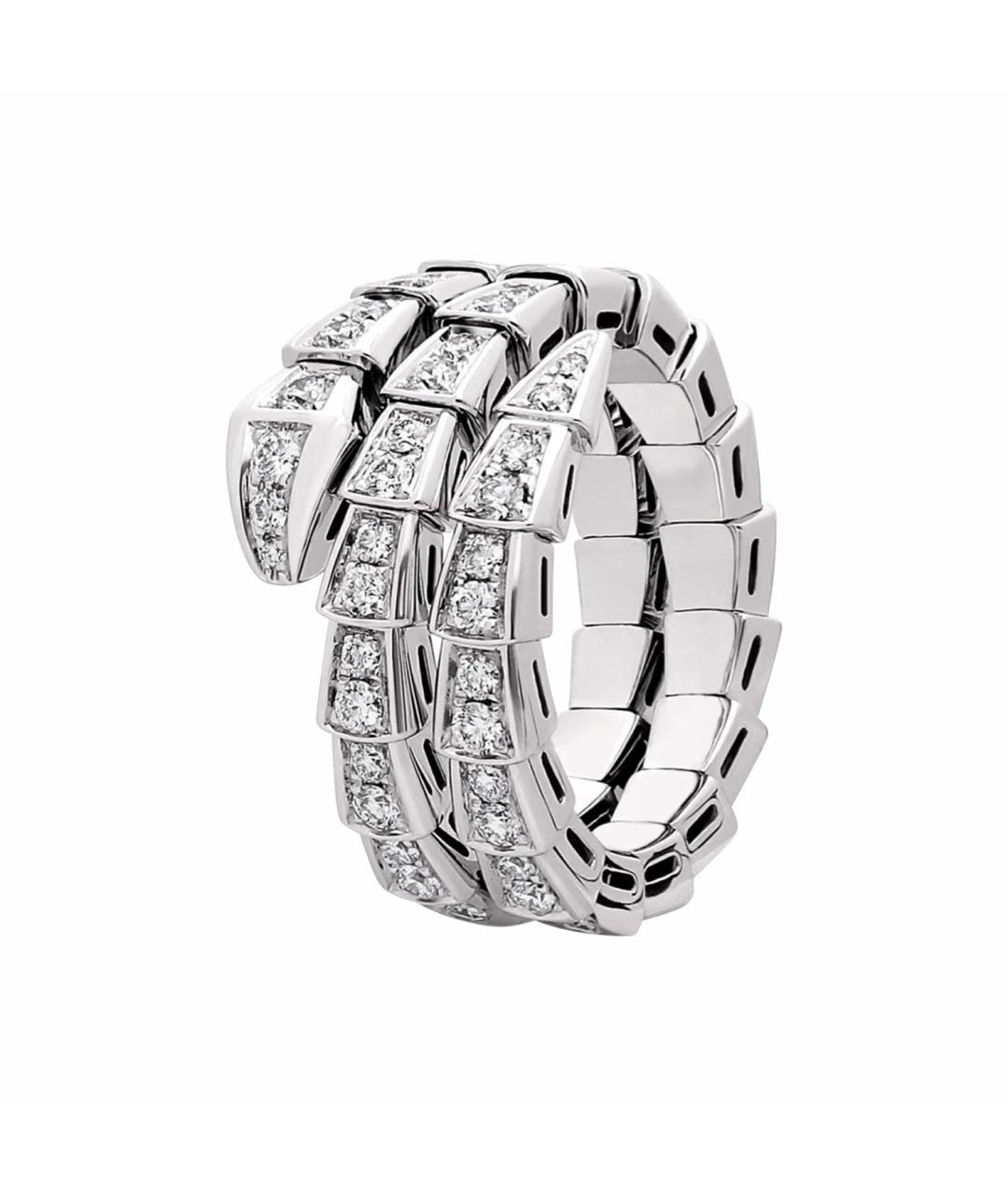 BVLGARI Серебряное кольцо из белого золота, фото 1