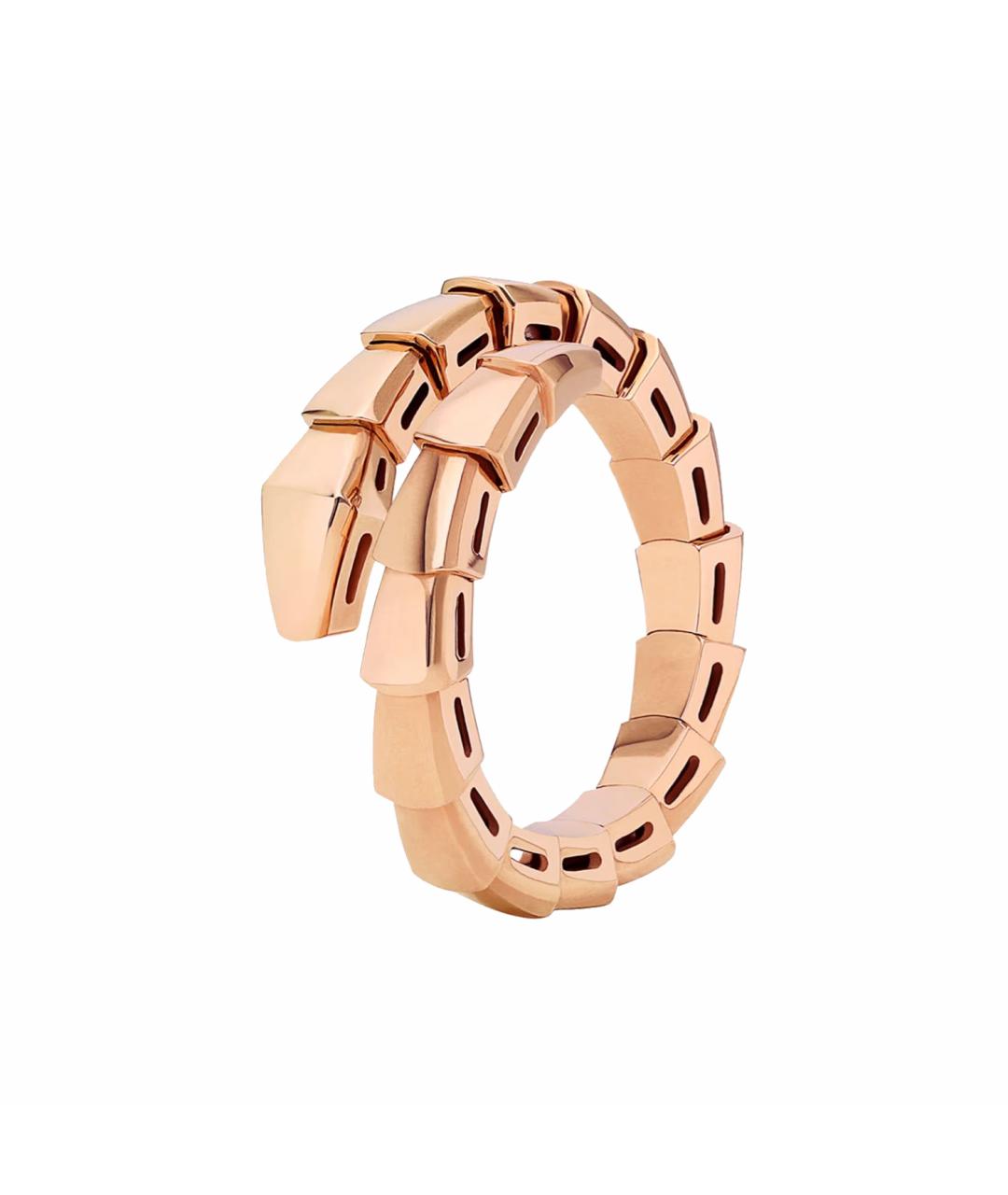BVLGARI Бежевое кольцо из розового золота, фото 1