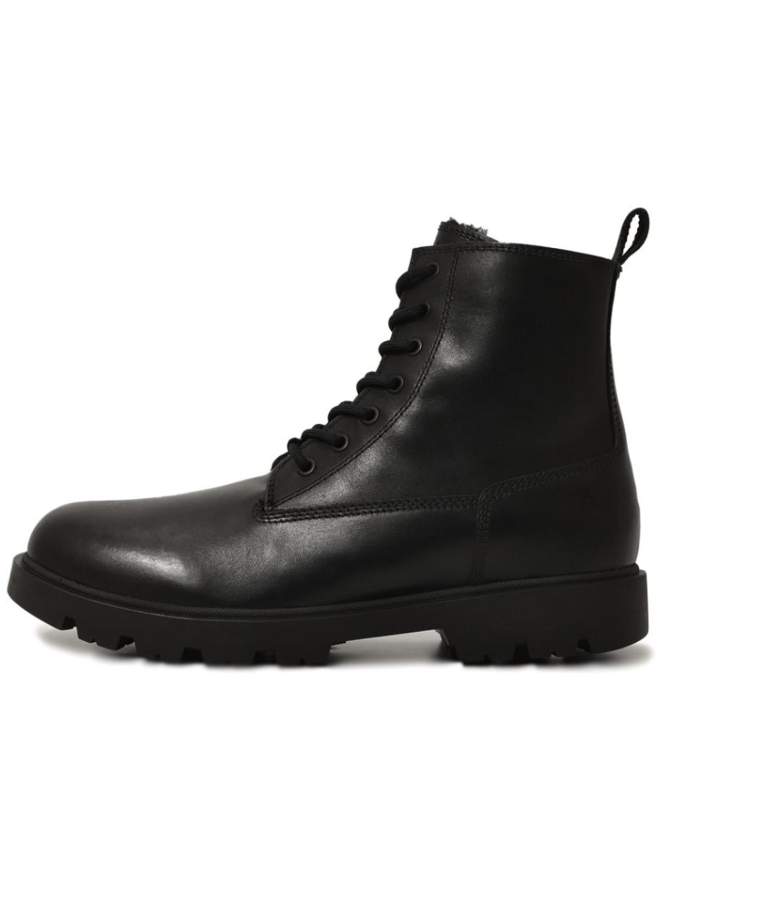 HUGO BOSS Черные кожаные высокие ботинки, фото 9