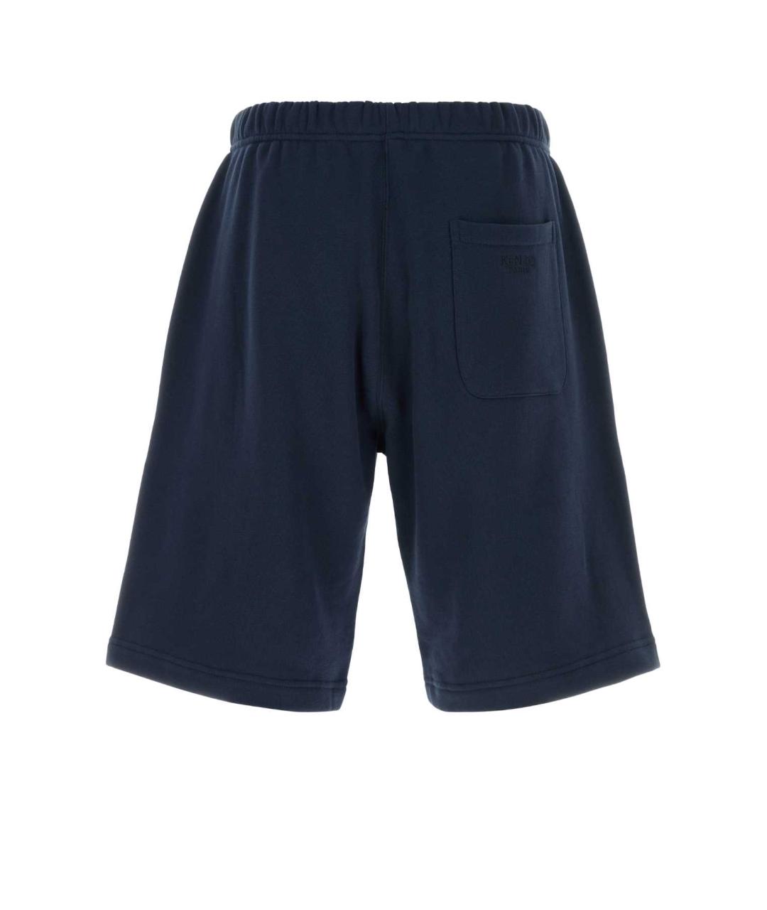 KENZO Синие хлопковые шорты, фото 2