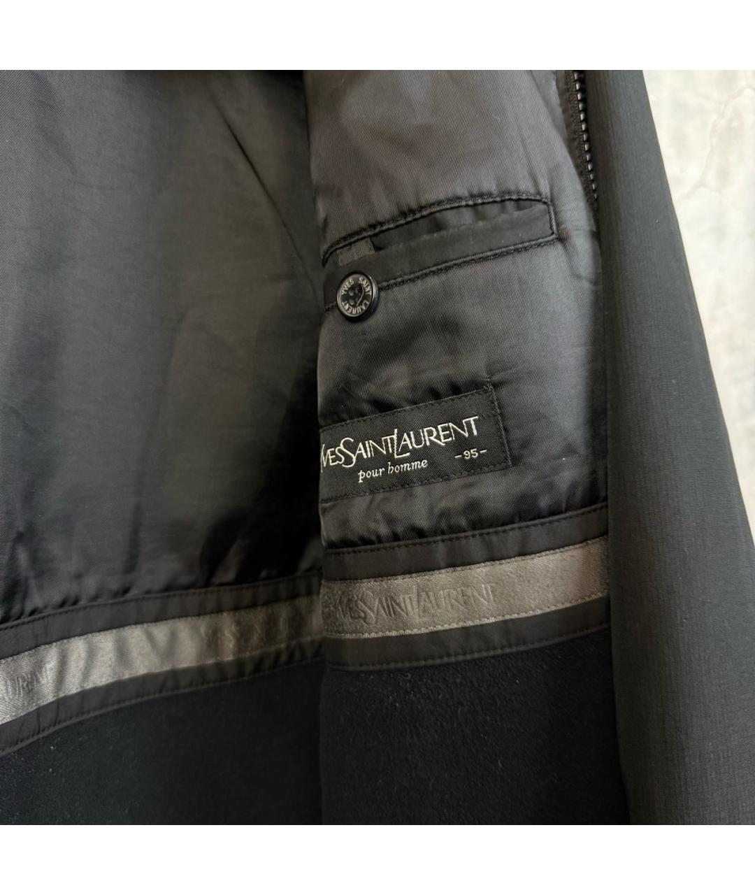 SAINT LAURENT Черная куртка, фото 7