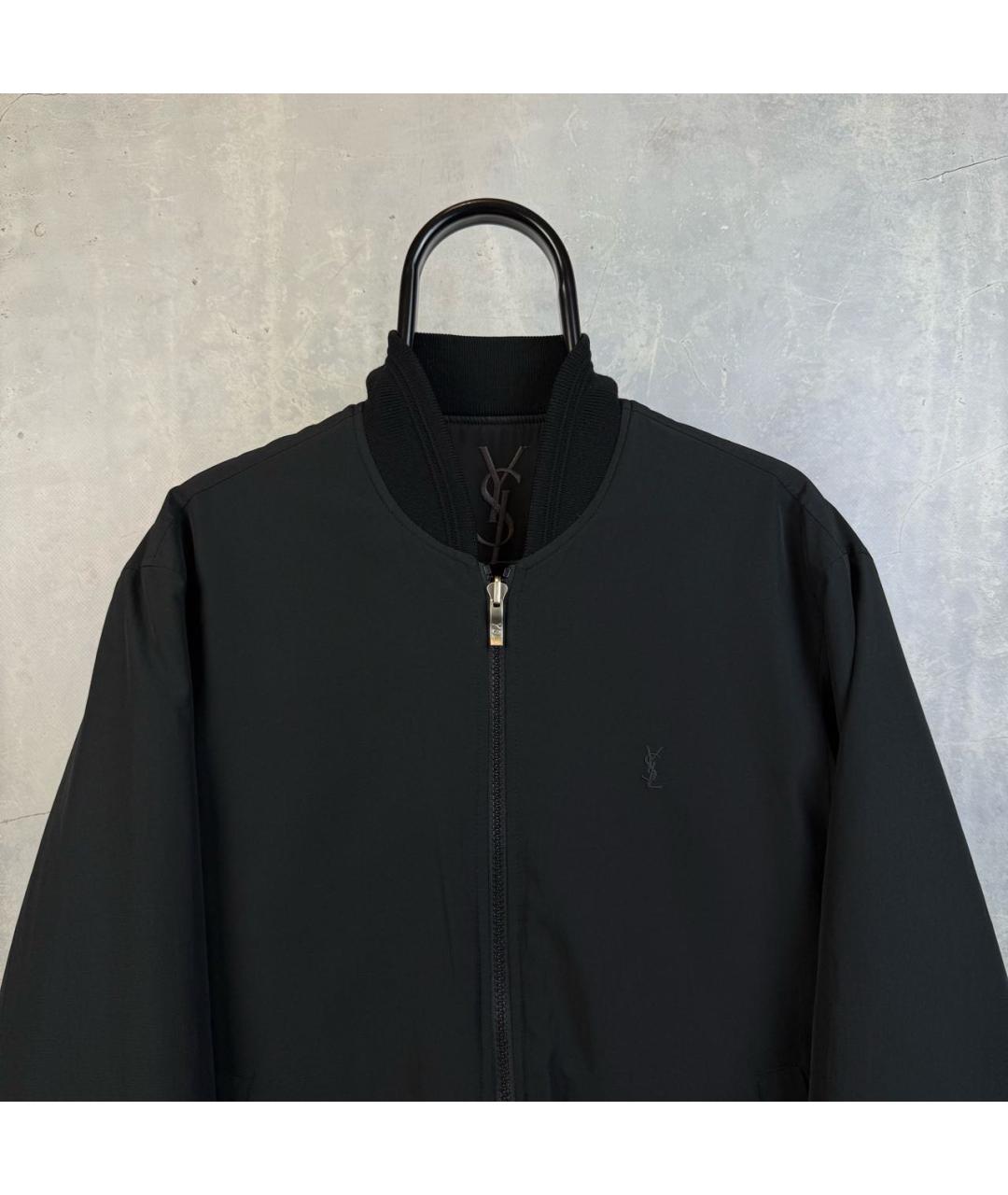 SAINT LAURENT Черная куртка, фото 2