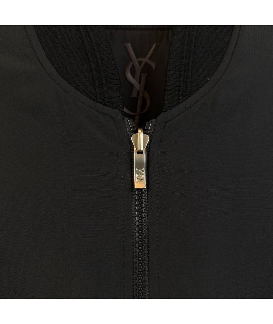 SAINT LAURENT Черная куртка, фото 4