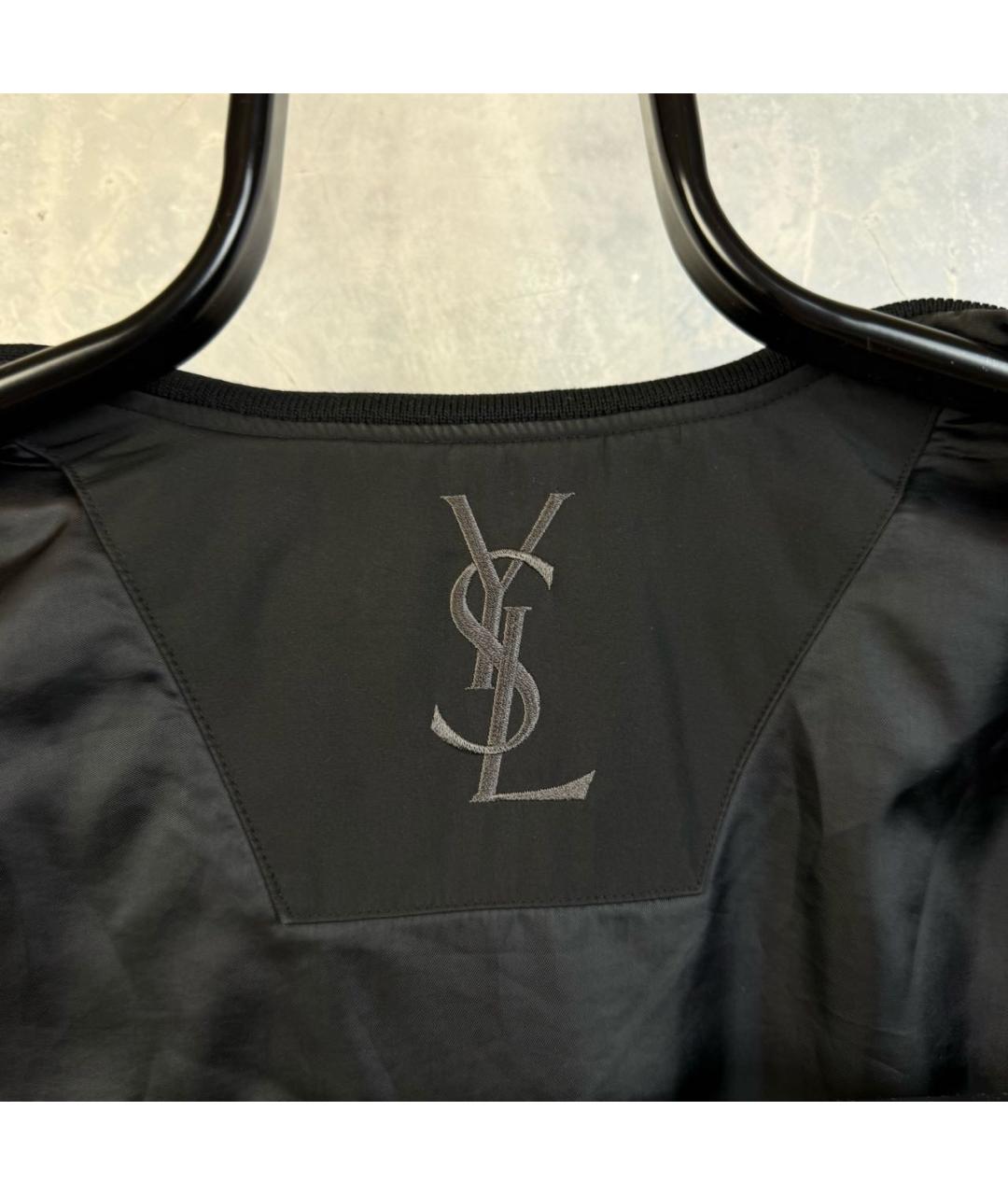 SAINT LAURENT Черная куртка, фото 5