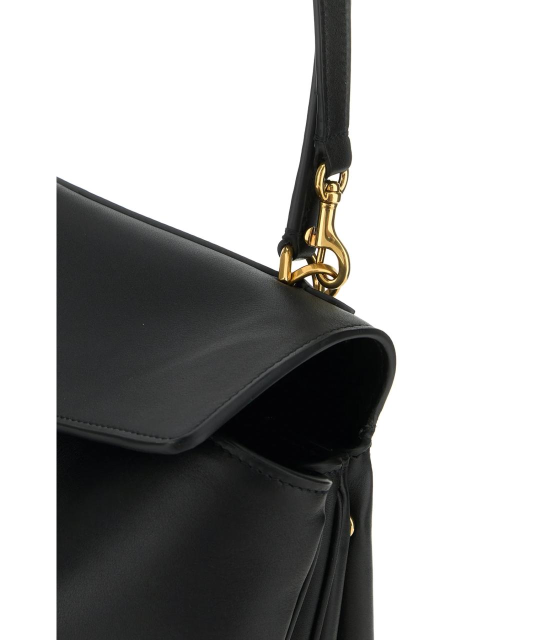 BALENCIAGA Черная кожаная сумка тоут, фото 4