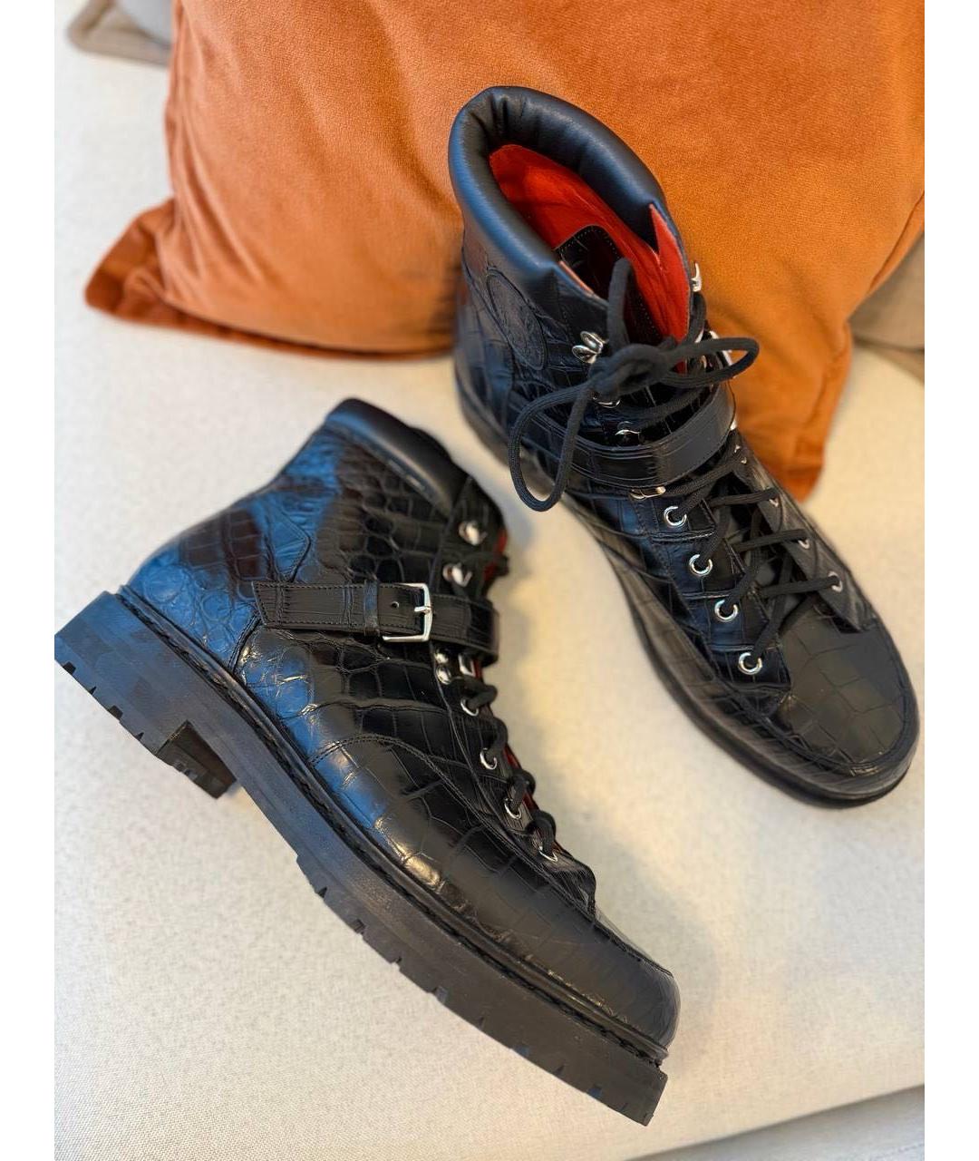 HERMES Кожаные высокие ботинки, фото 7