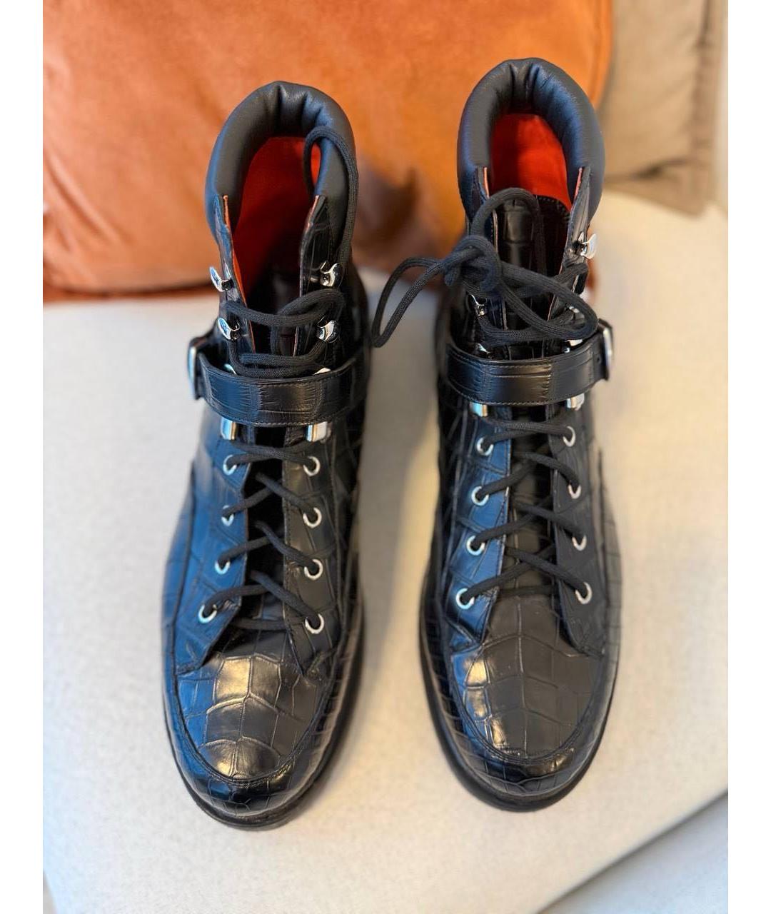 HERMES Кожаные высокие ботинки, фото 2