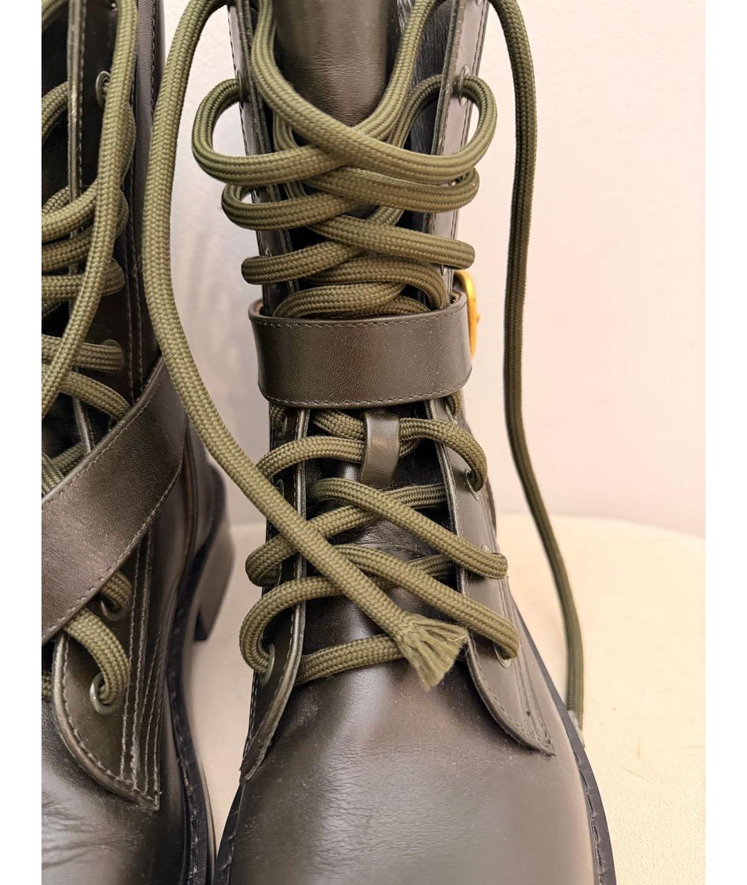 CHLOE Черные кожаные ботинки, фото 7