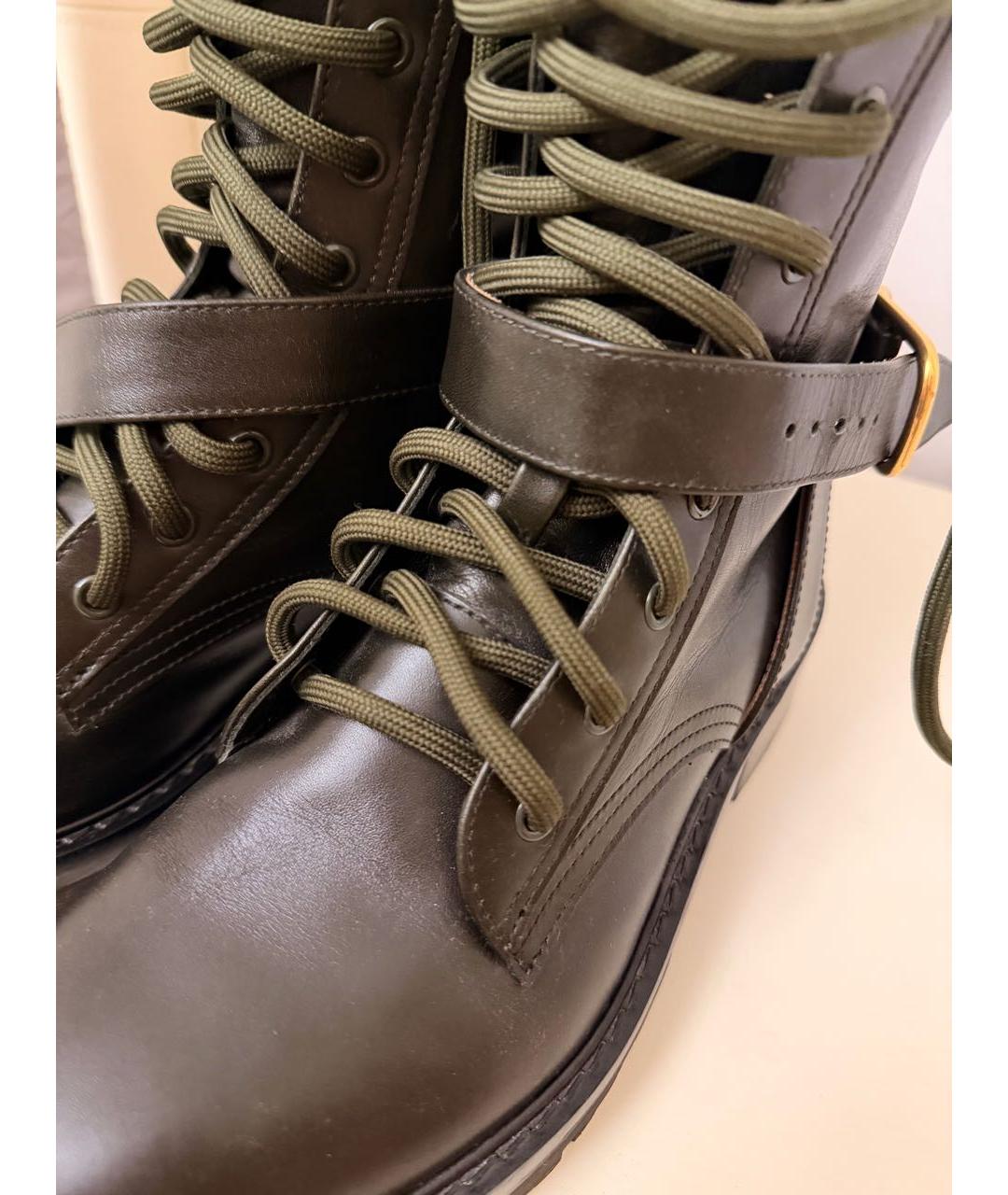 CHLOE Черные кожаные ботинки, фото 6