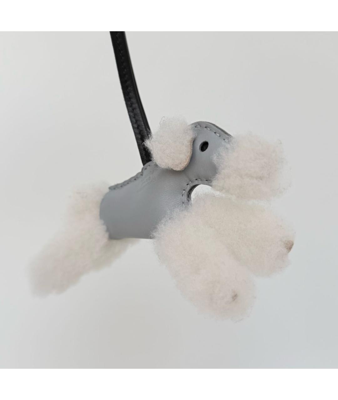 HERMES Голубой брелок, фото 3