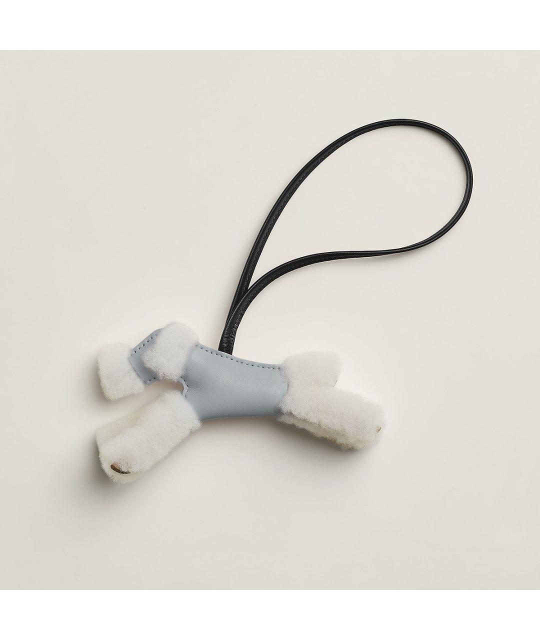 HERMES Голубой брелок, фото 6