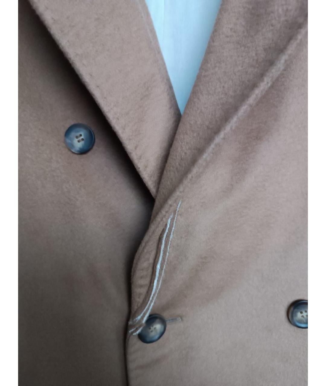 MAISON MARGIELA Горчичное шерстяное пальто, фото 4