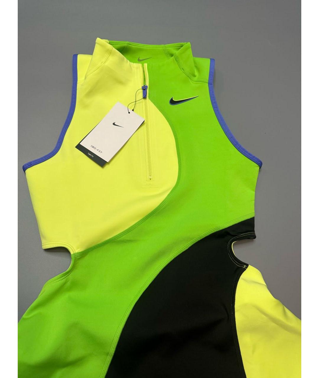 NIKE Синее полиэстеровое платье, фото 3