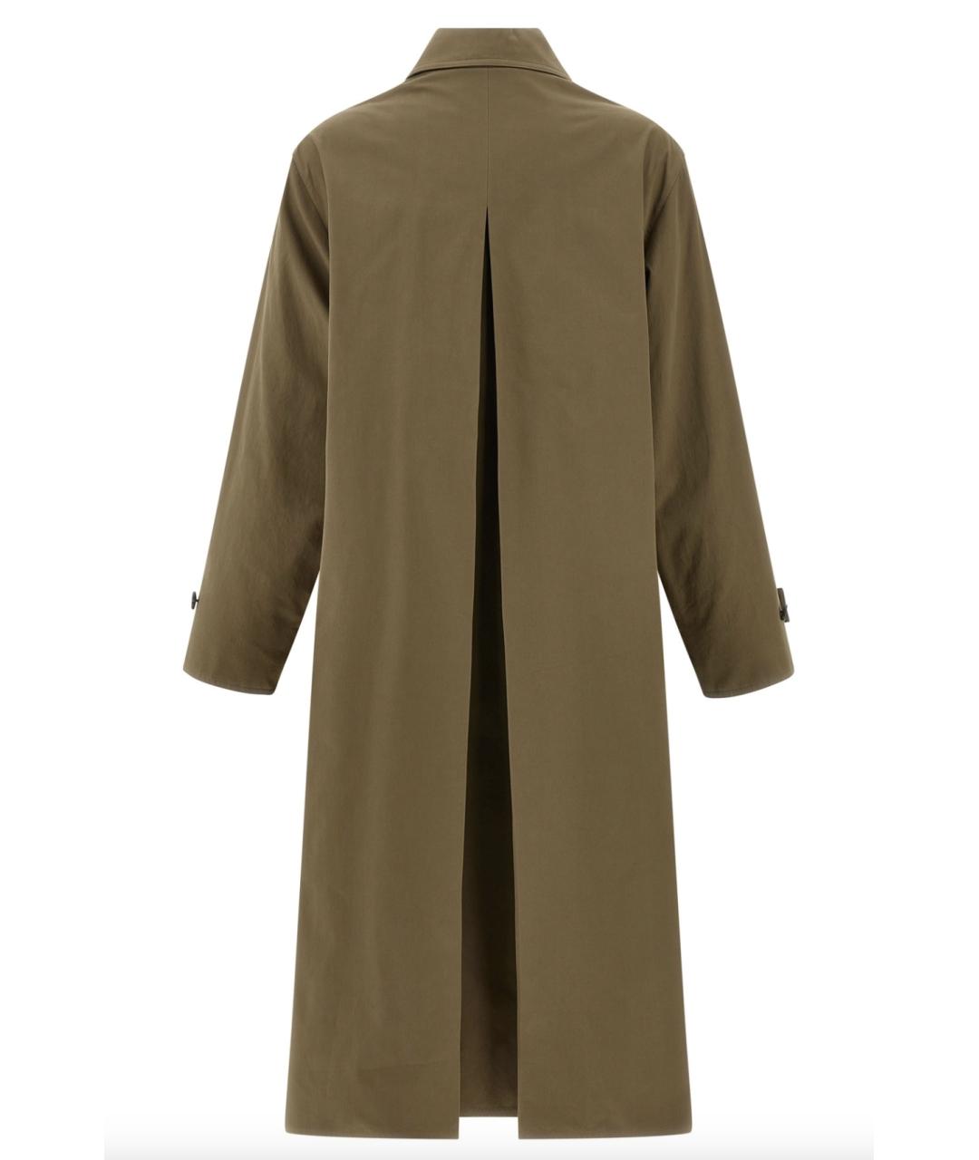 THE ROW Хаки хлопковый тренч/плащ, фото 2