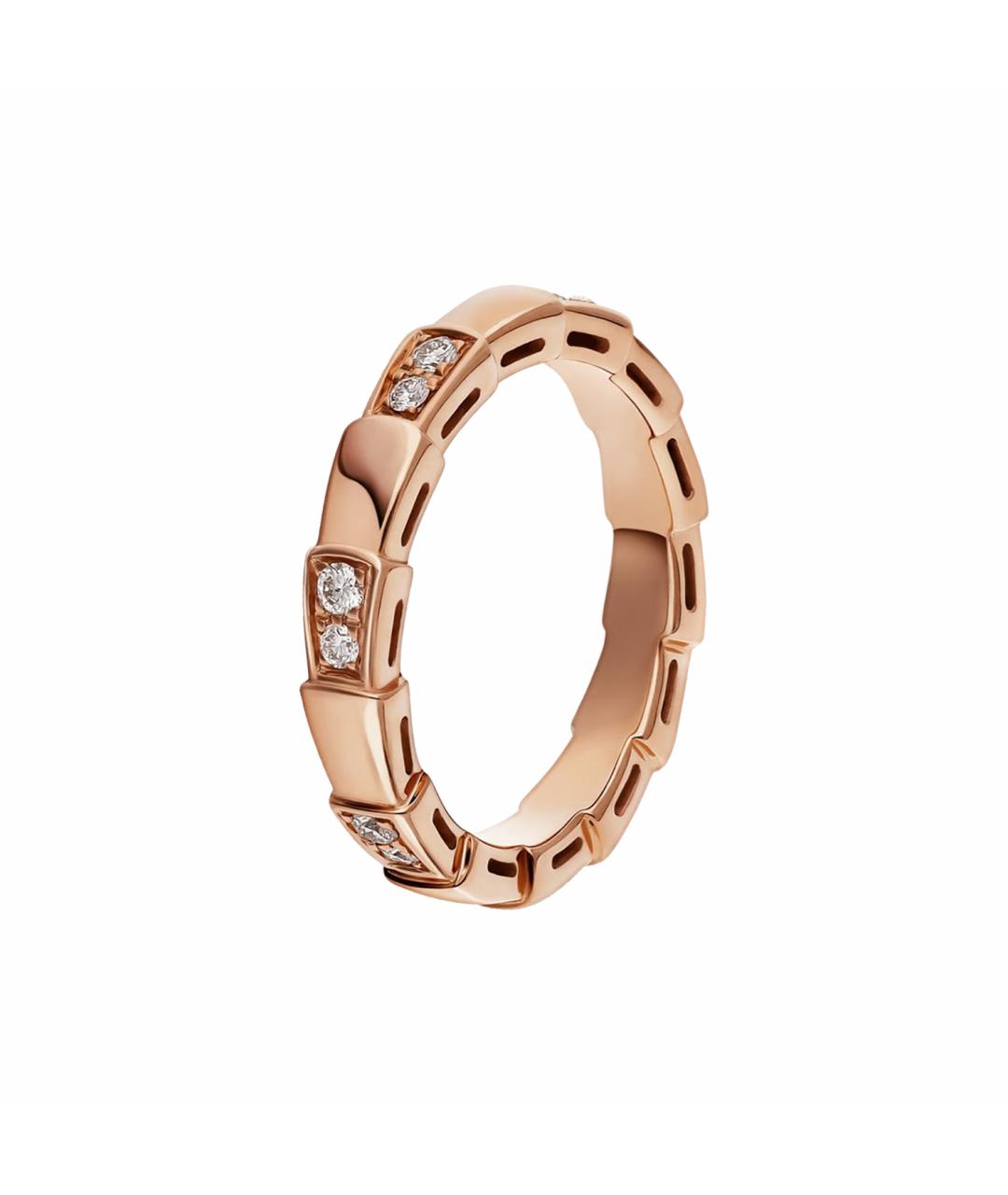 BVLGARI Бежевое кольцо из розового золота, фото 1
