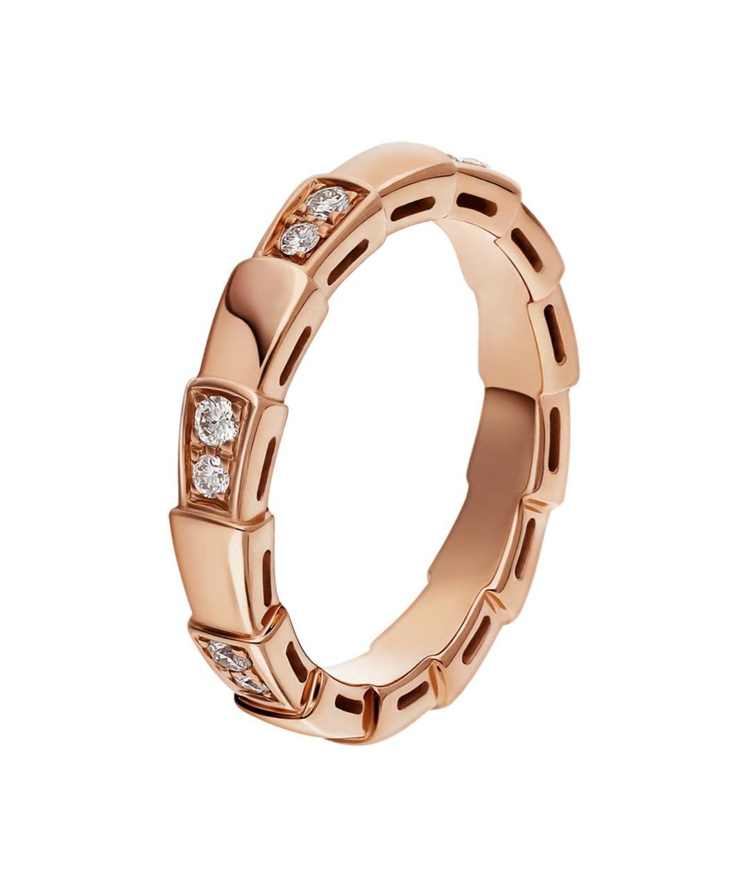 BVLGARI Бежевое кольцо из розового золота, фото 3