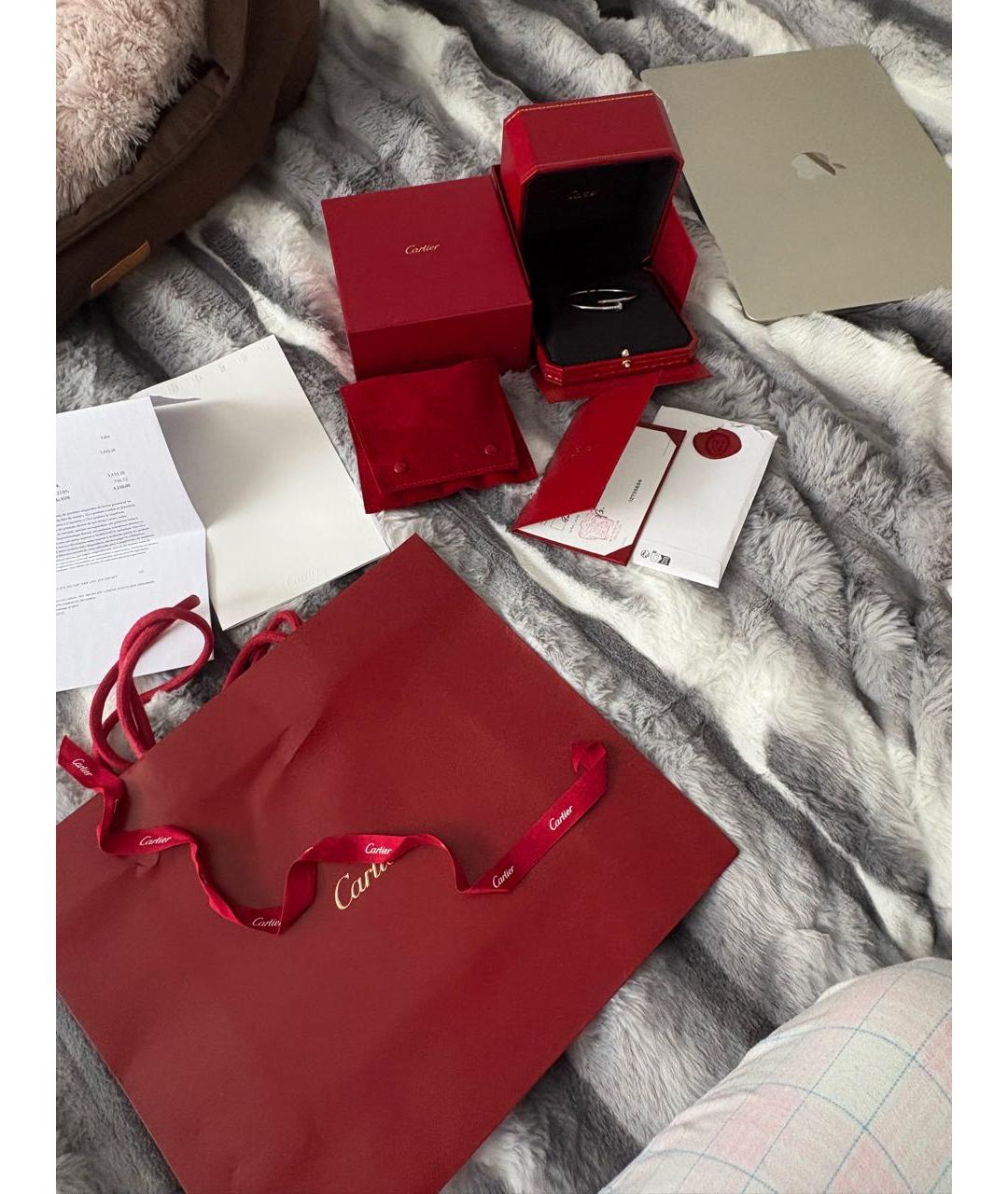 CARTIER Серебрянный браслет из белого золота, фото 5