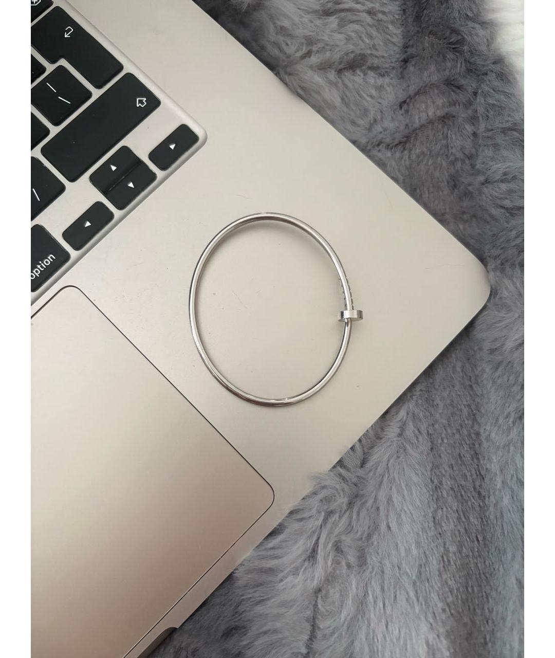 CARTIER Серебрянный браслет из белого золота, фото 2