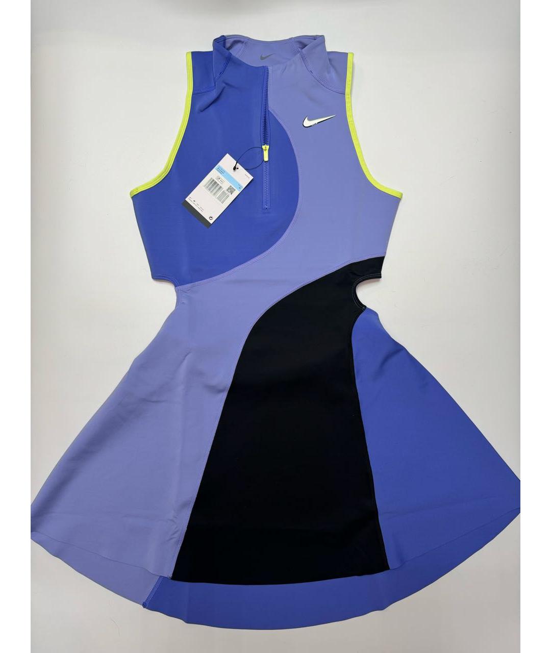NIKE Синее синтетическое платье, фото 4