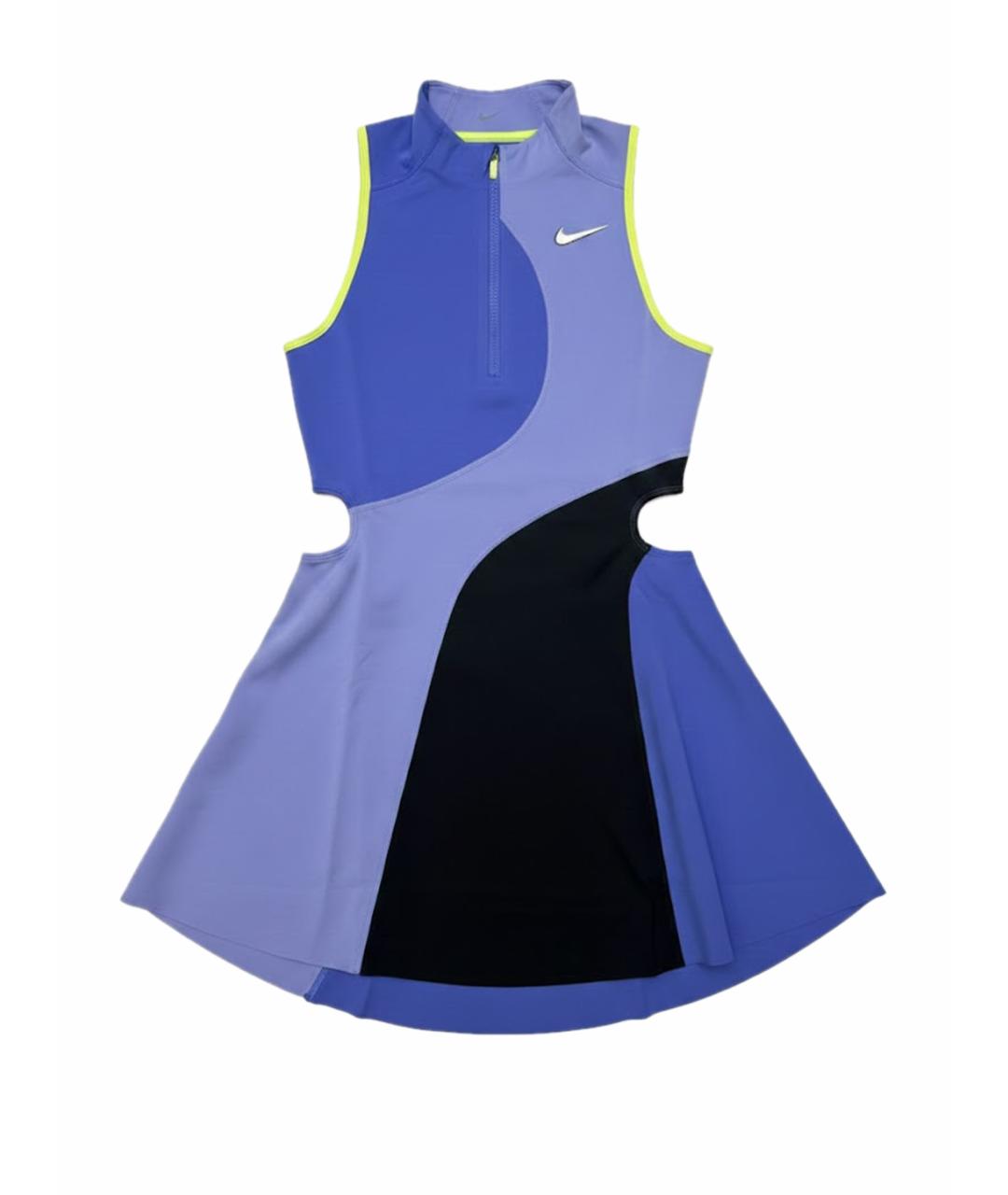 NIKE Синее синтетическое платье, фото 1