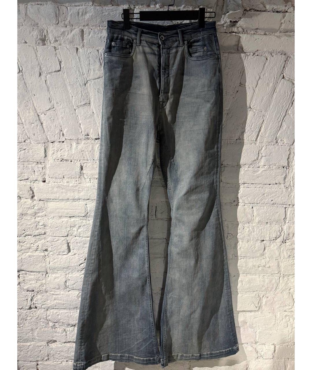 RICK OWENS DRKSHDW Голубые джинсы, фото 3