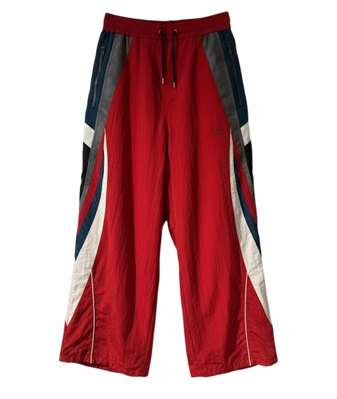 ADER ERROR Красные повседневные брюки, фото 1