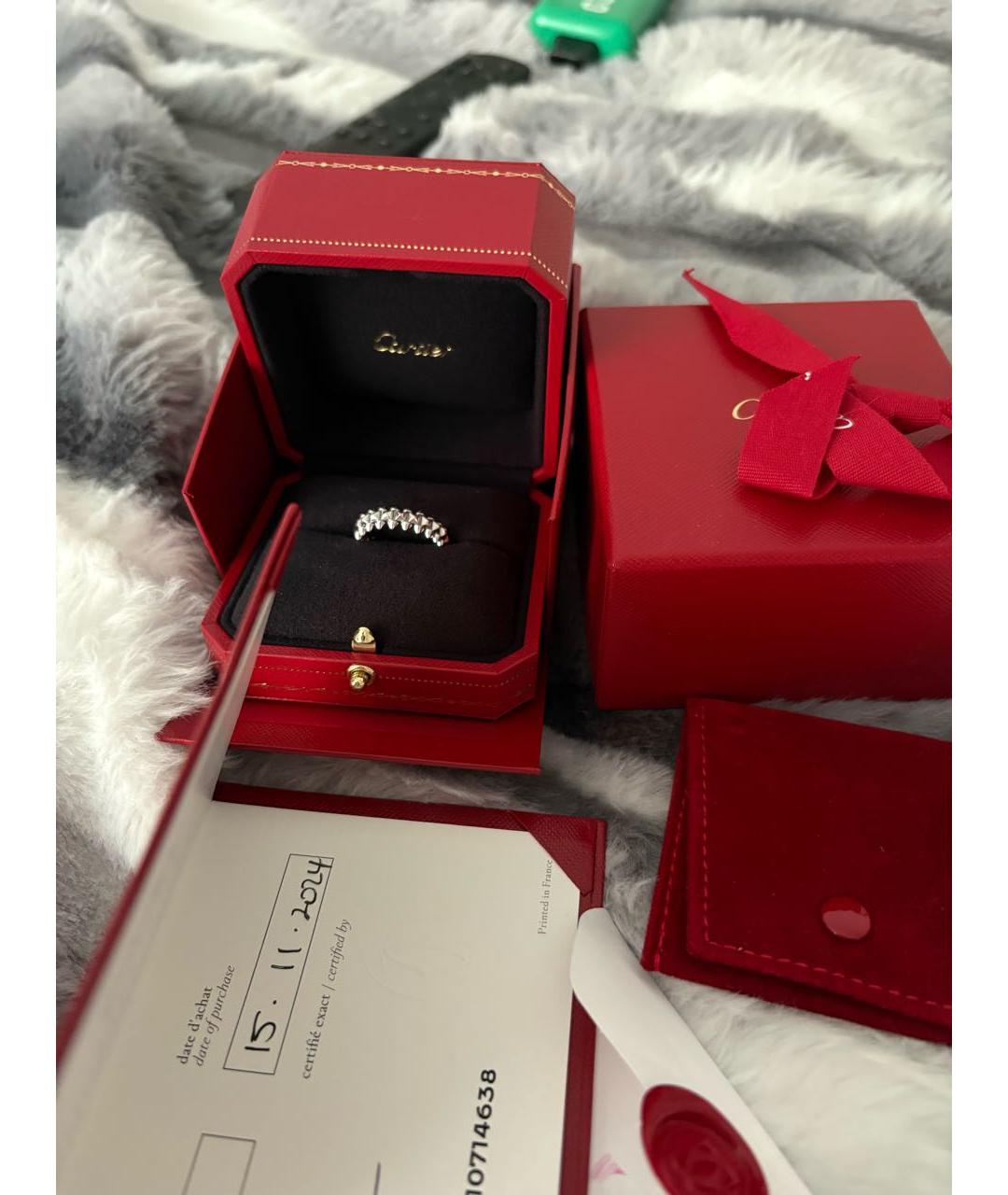 CARTIER Серебряное кольцо из белого золота, фото 5