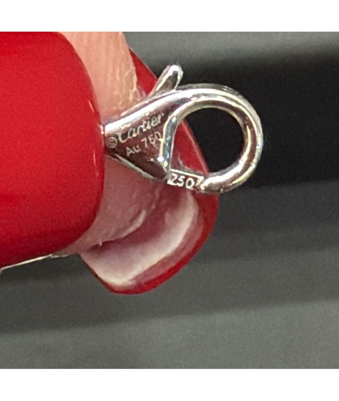 CARTIER Серебряное колье из белого золота, фото 5