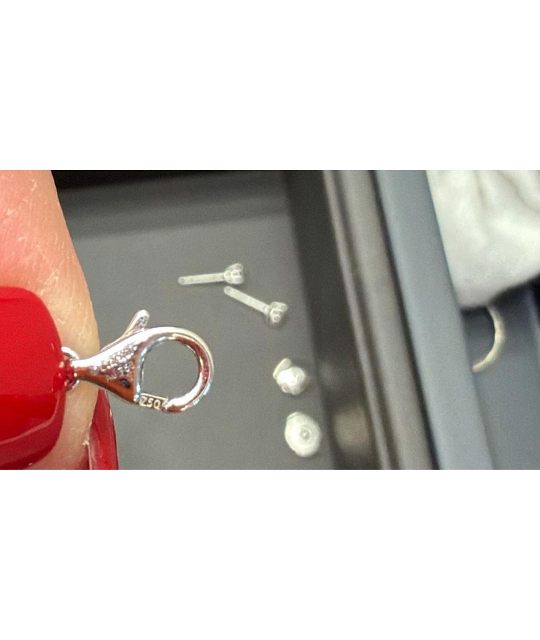 CARTIER Серебряное колье из белого золота, фото 4