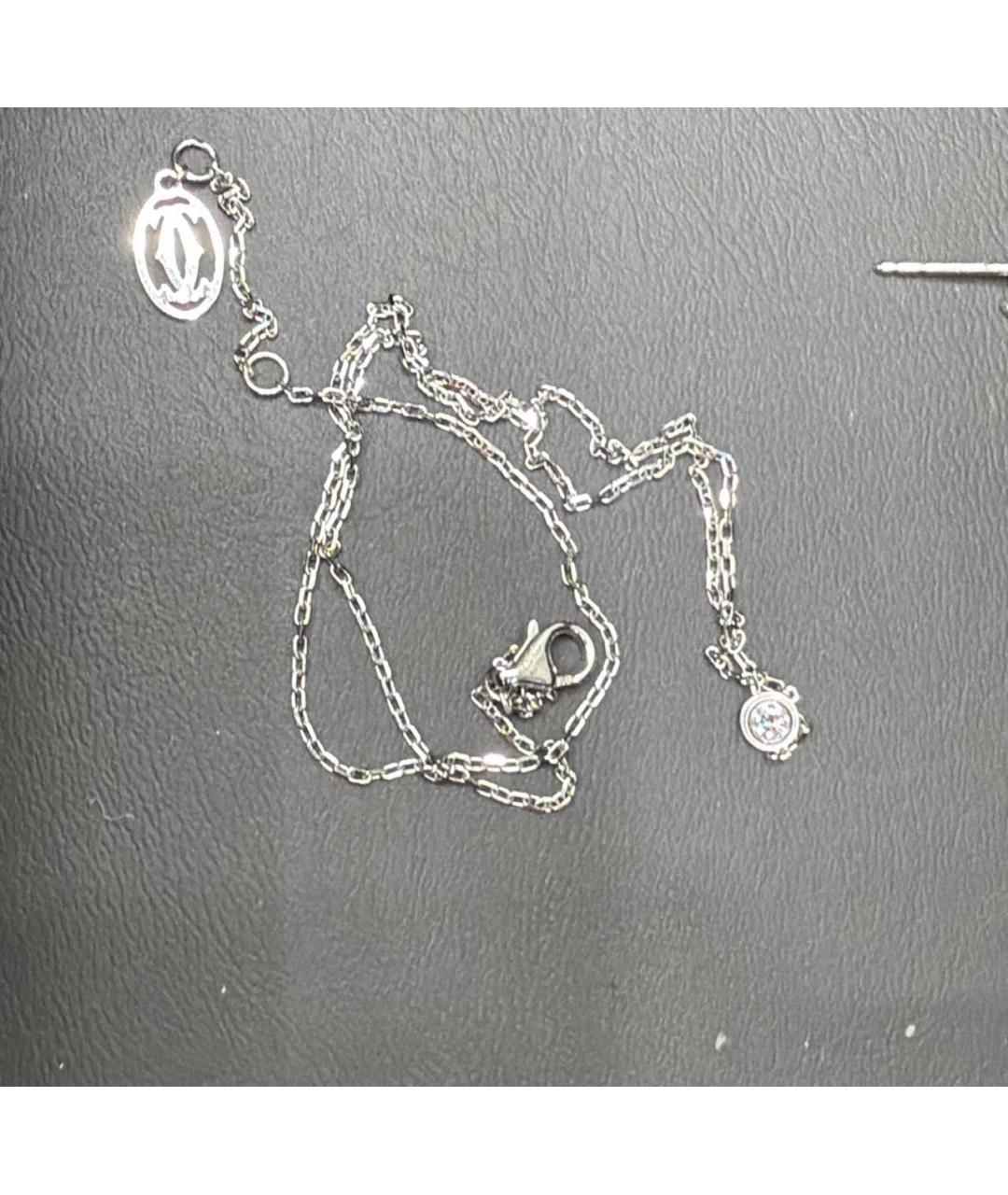 CARTIER Серебряное колье из белого золота, фото 3