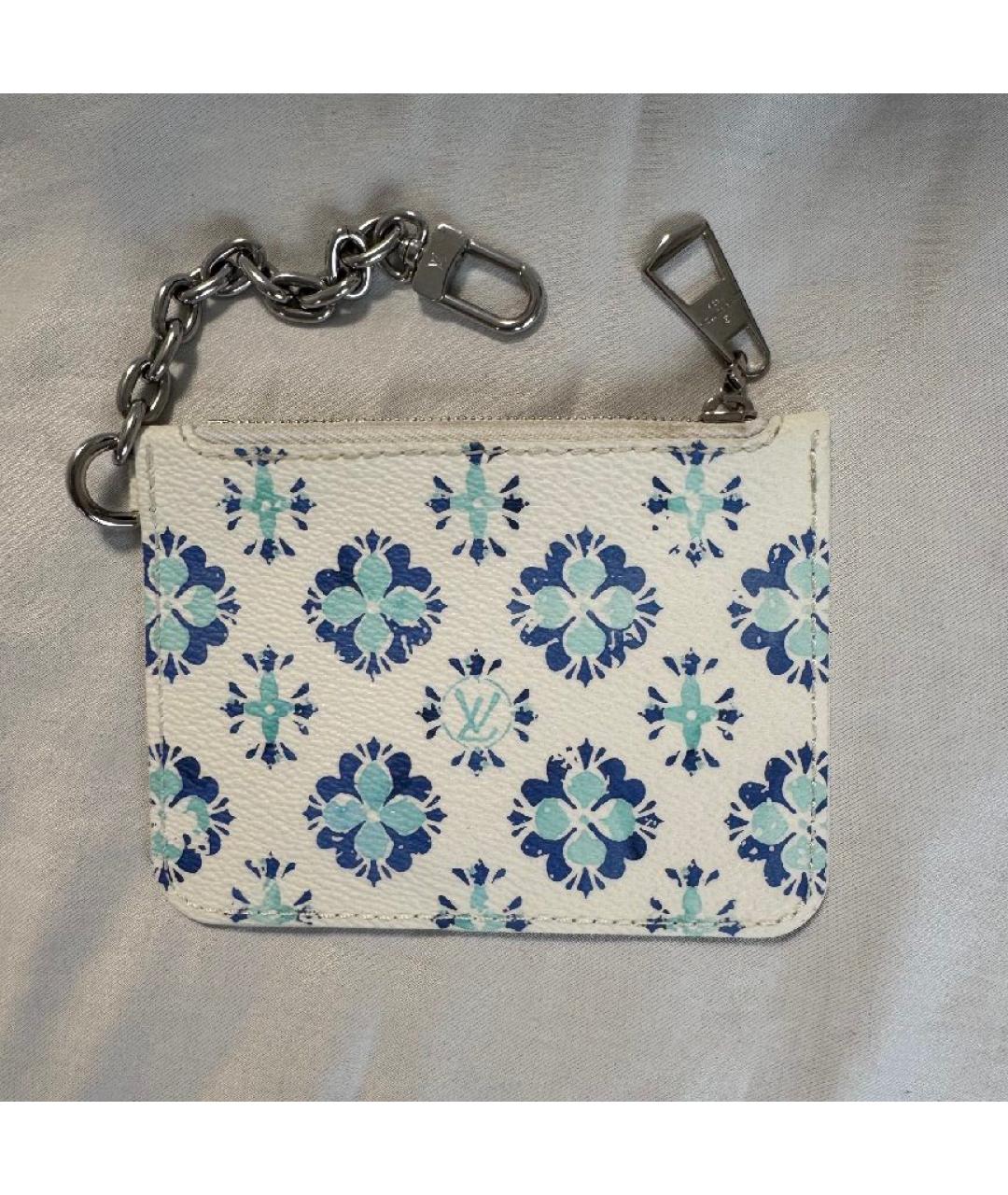 LOUIS VUITTON Белая кожаная сумка через плечо, фото 6